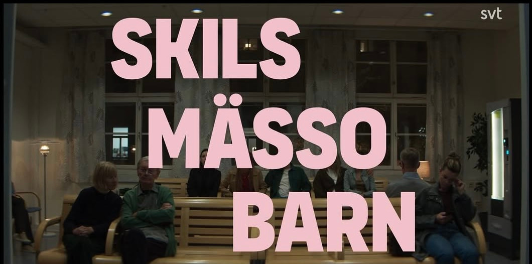 SKILSMÄSSOBARN Titeldesign. Skapad av Vera Herngren och Felicia Danielsson. Regi: Patrik Gyllström. Producent: FLX Studios / Helena Franck. (Svt)